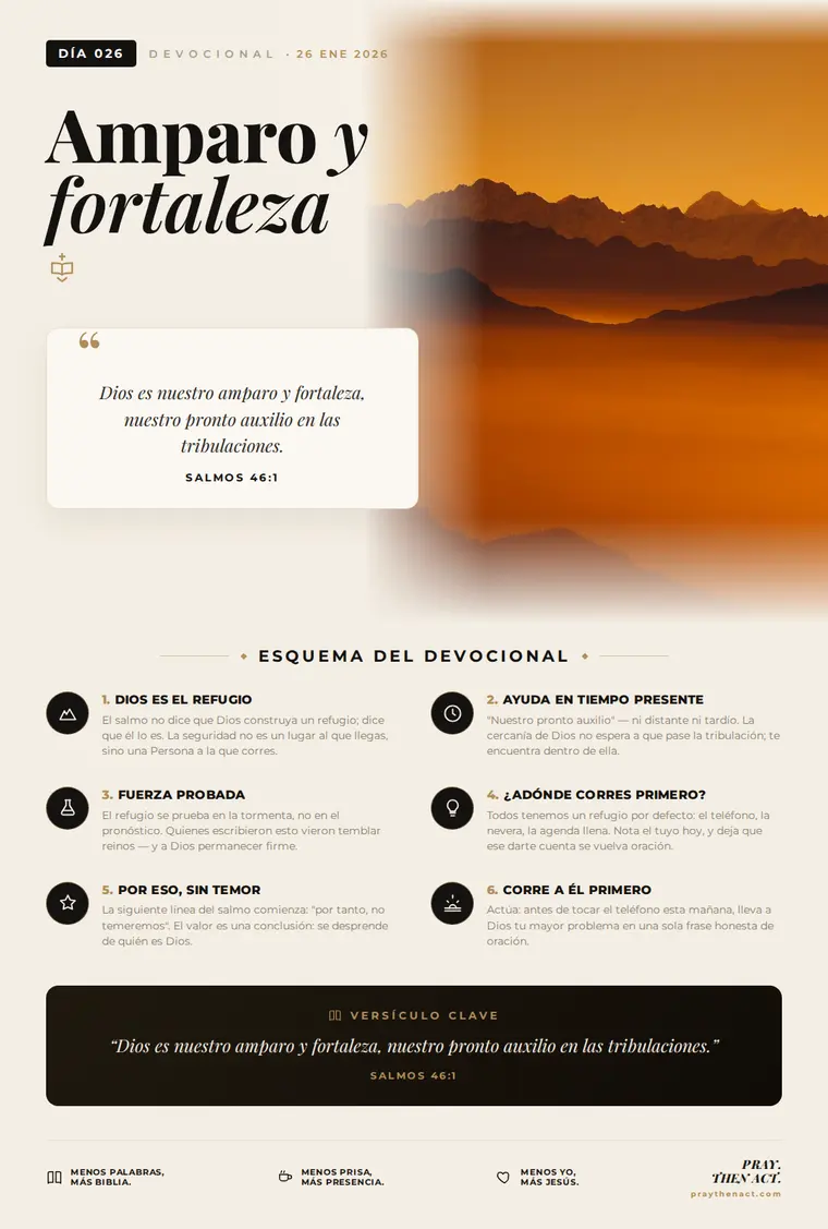 Día 026 — Amparo y fortaleza