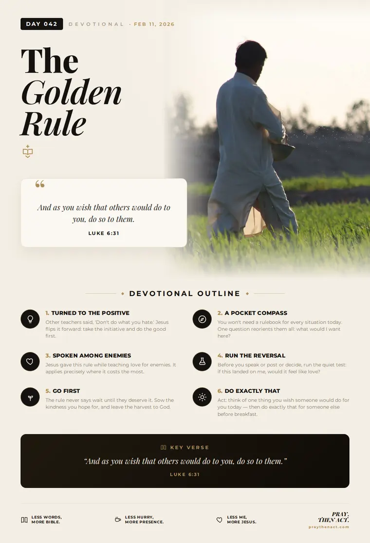 Day 042 — The Golden Rule