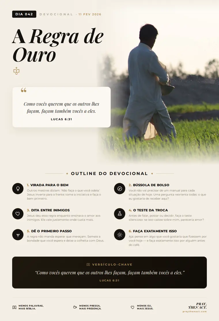 Dia 042 — A Regra de Ouro