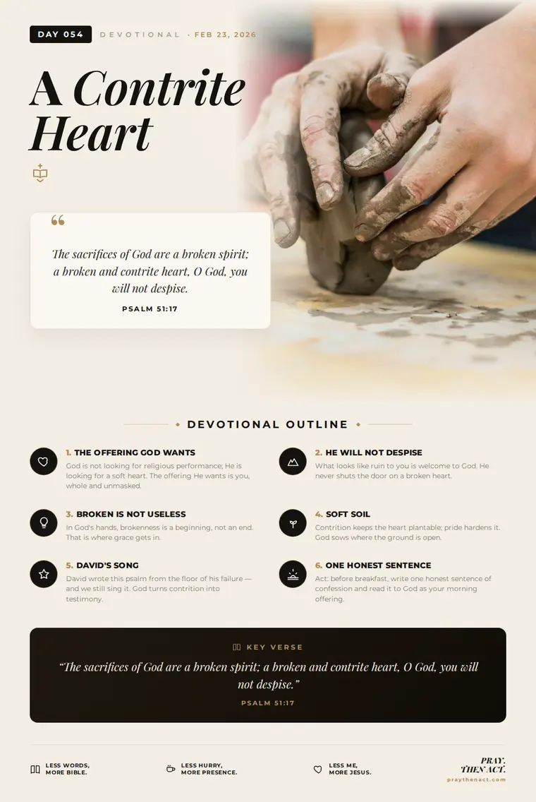 Day 054 — A Contrite Heart