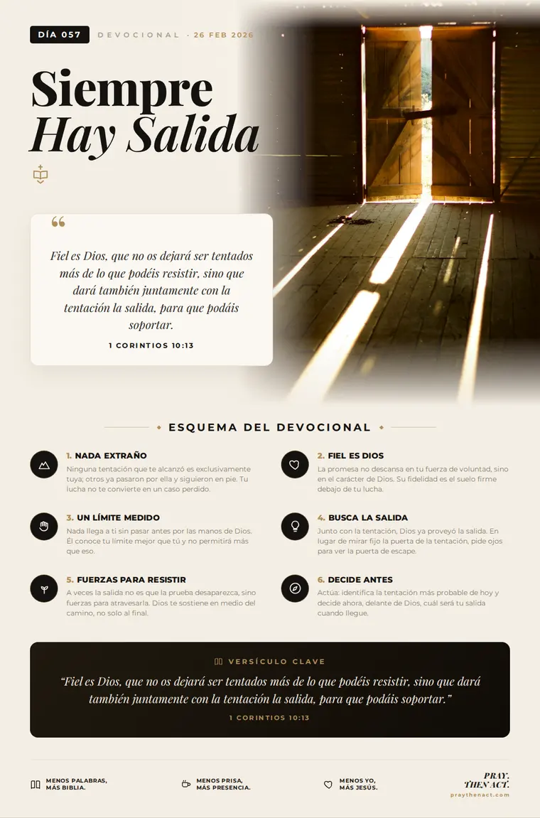 Día 057 — Siempre Hay Salida