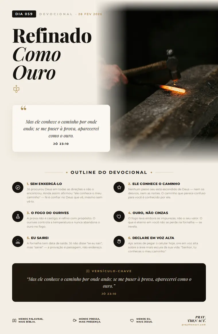 Dia 059 — Refinado Como Ouro