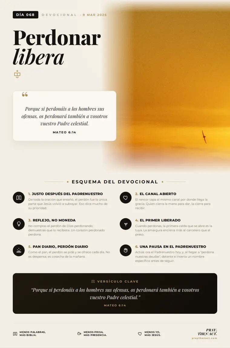 Día 068 — Perdonar libera