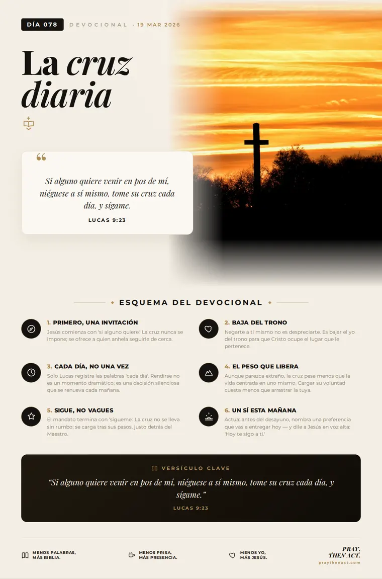Día 078 — La cruz diaria