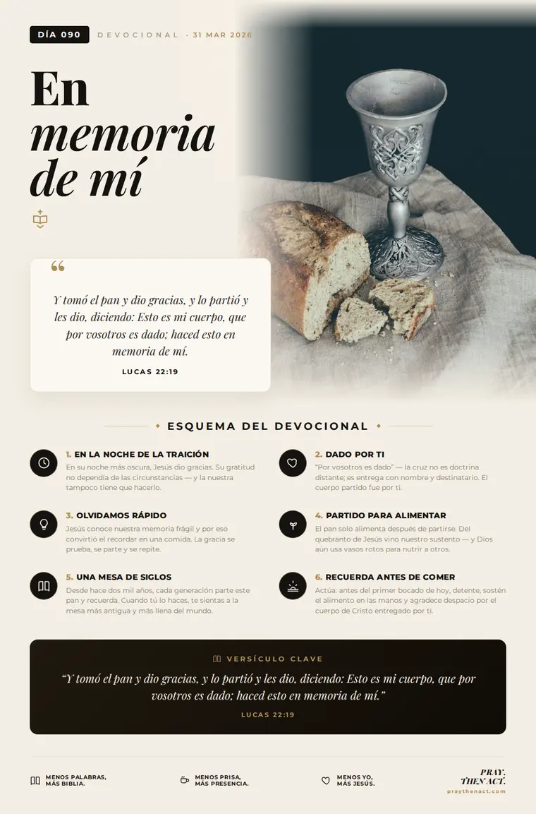 Día 090 — En memoria de mí