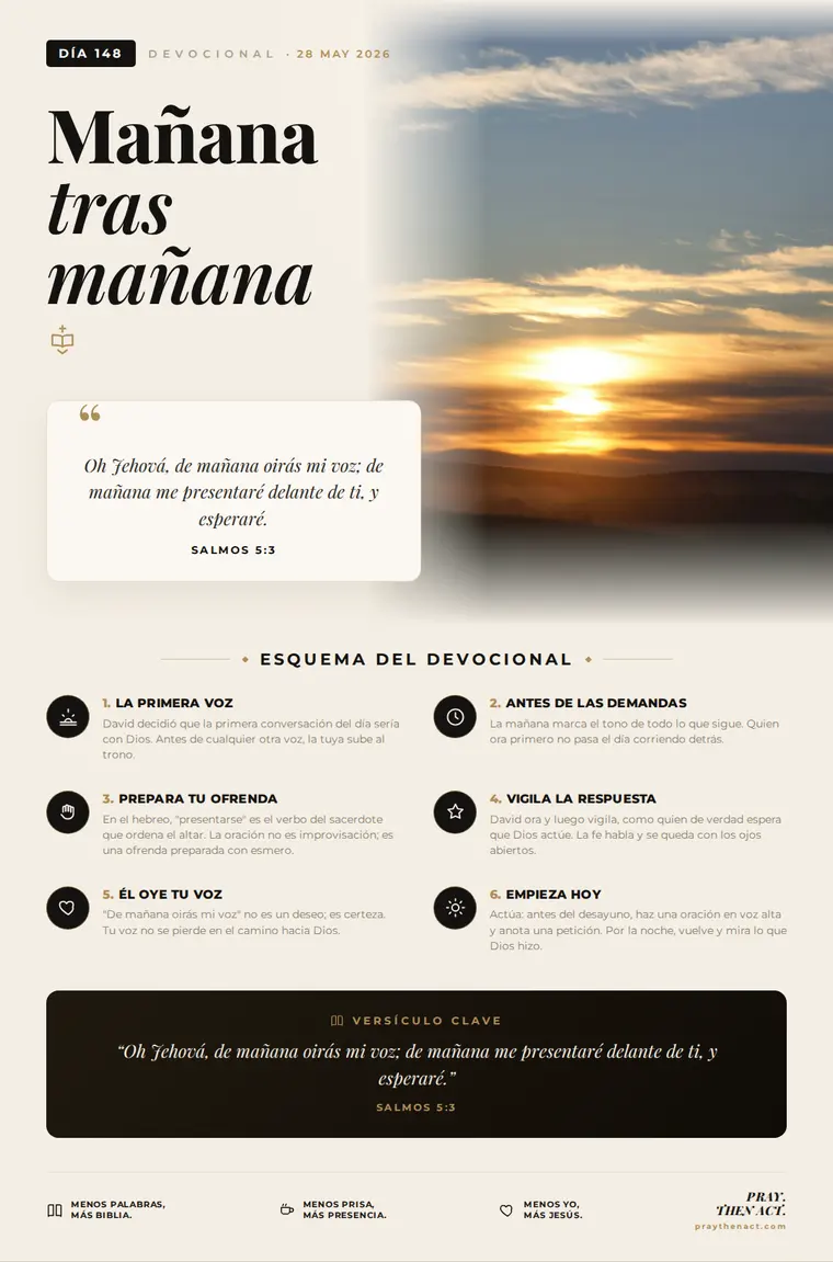 Día 148 — Mañana tras mañana