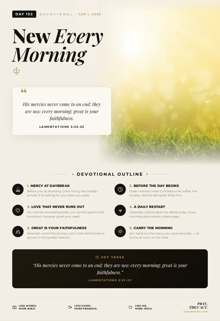 Day 152 — New Every Morning
