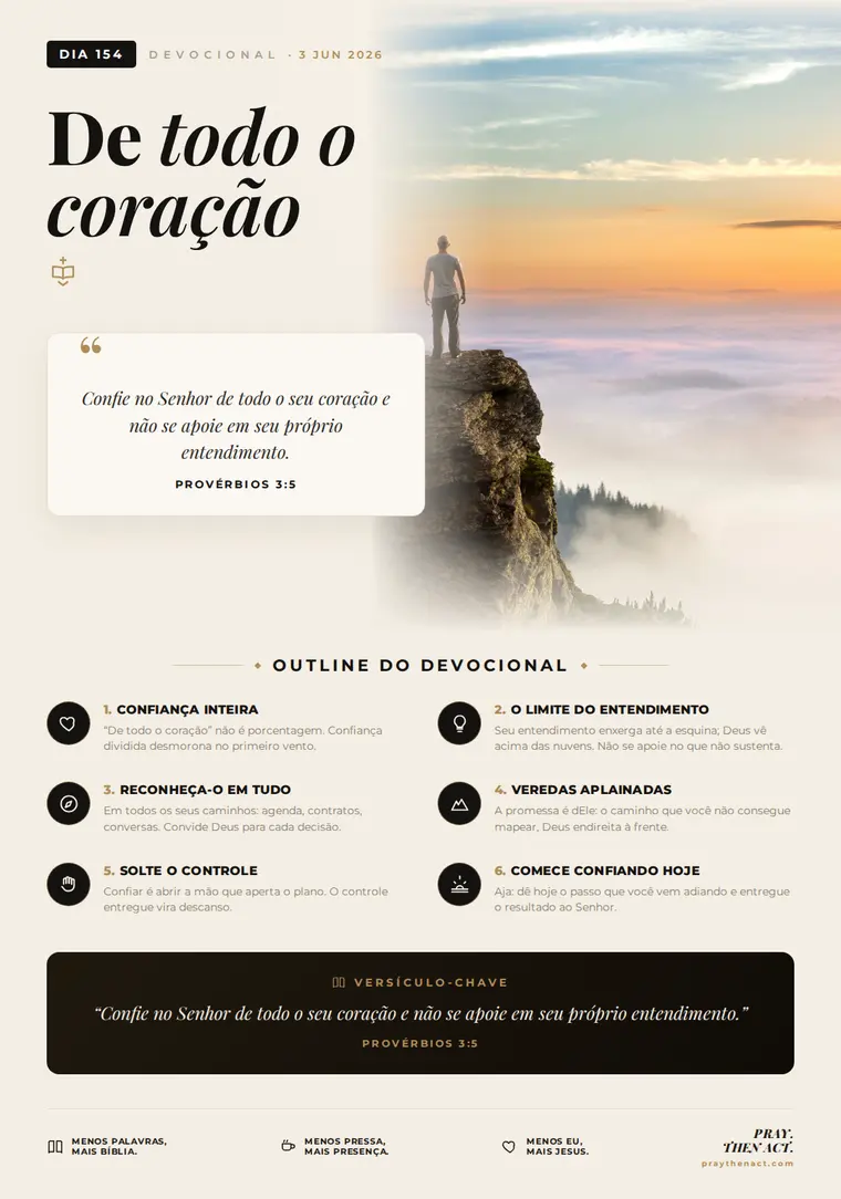 Dia 154 — De todo o coração