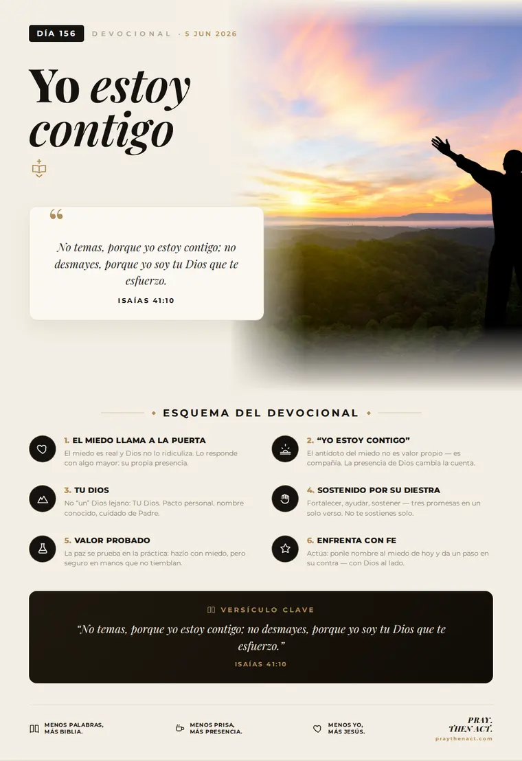 Día 156 — Yo estoy contigo